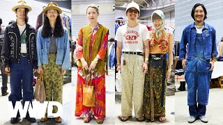 【スナップ】日本最大級の古着イベント会場で聞く　今日買った物やひと月の服代
