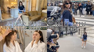 【パリでの仕事に密着】MIU MIU FASHION SHOW in Paris 2024