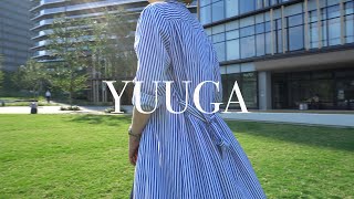 汎用性抜群 シャツワンピース【Domestic Luxury Brand YUUGA】